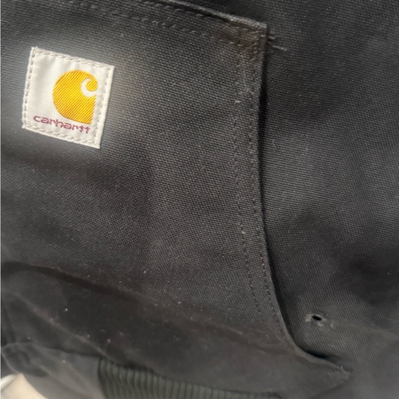 Carhartt Black Full-Zip Insulated Hoodie - Picture 4 of 6